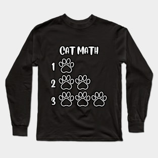 Cat Math Long Sleeve T-Shirt